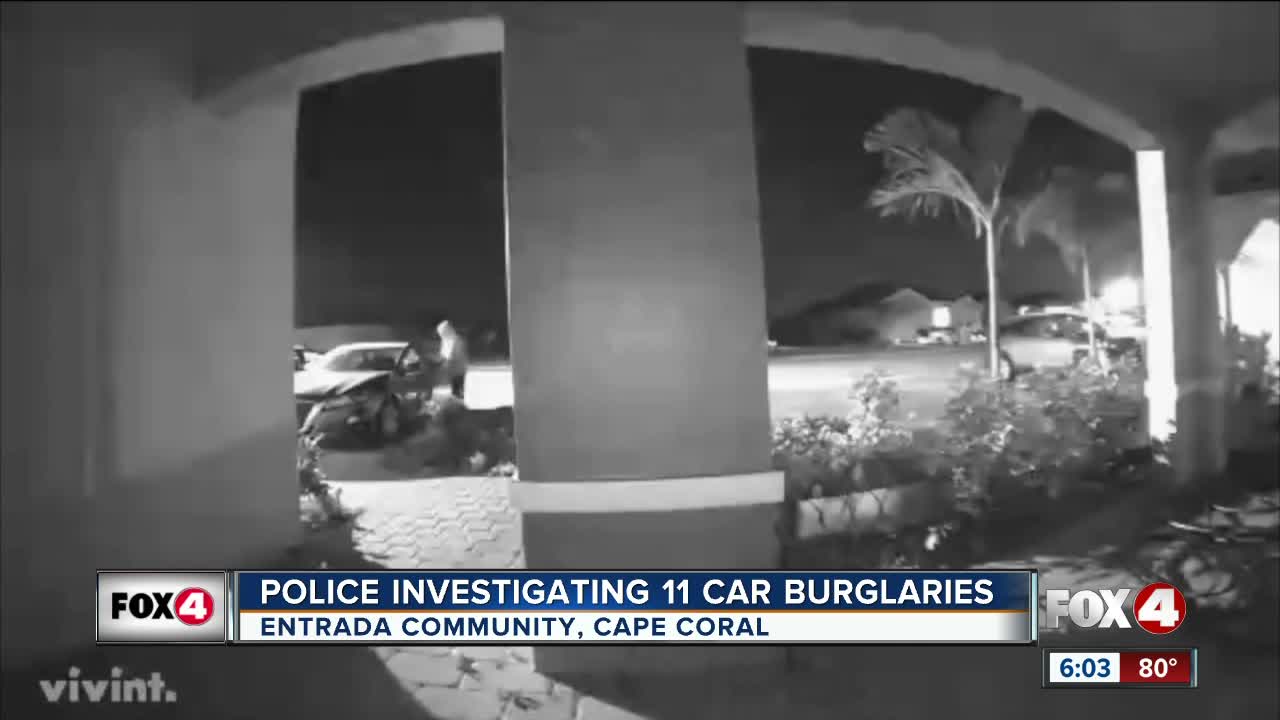 Video: Car burglary suspects caught on camera in Cape Coral community