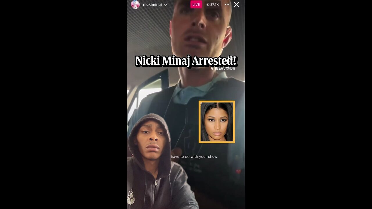 NICKI MINAJ ARRESTED