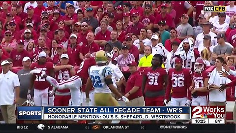 Justin Blackmon, James Washington, Ryan Broyles the wide receiver trio on KJRH Sports Sooner State All Decade Team