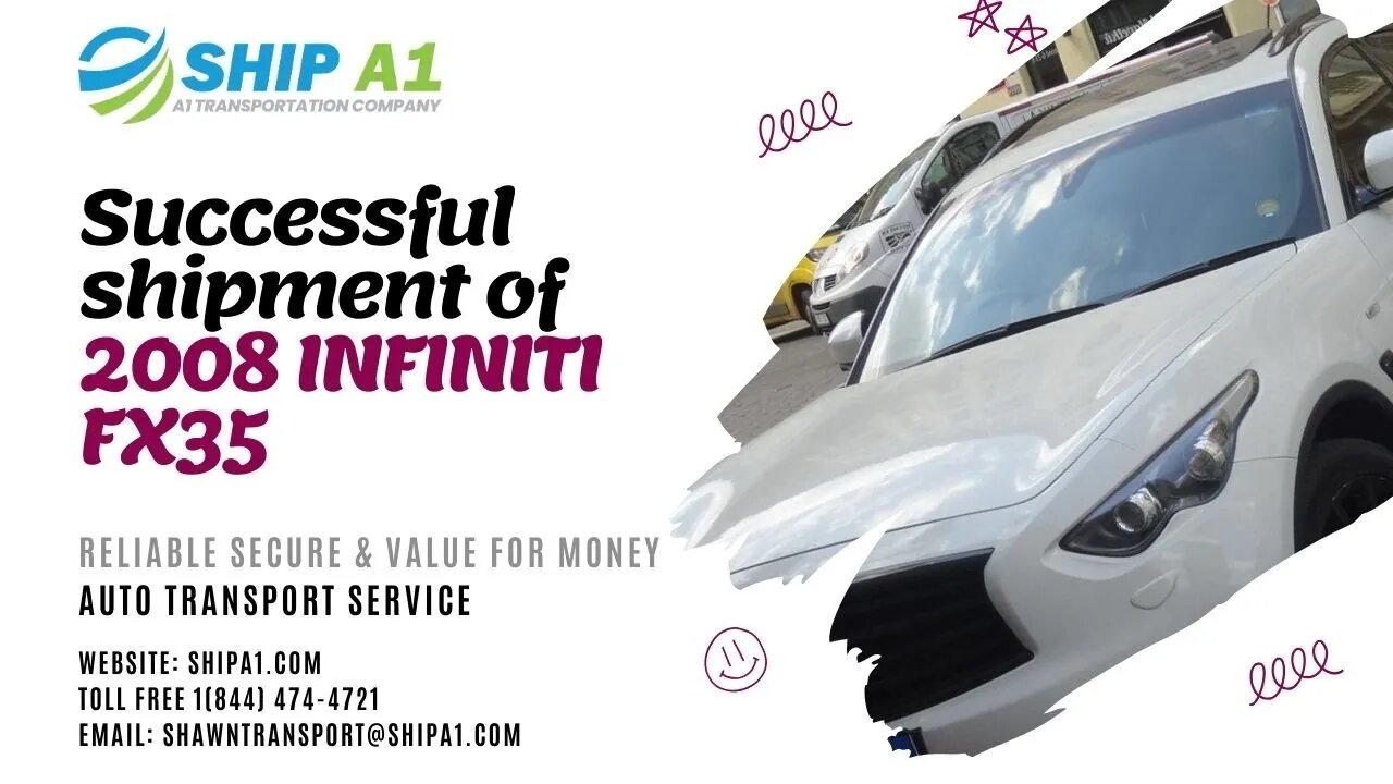 Successful shipment of 2008 INFINITI FX35 Done By ShipA1 Transport | @shipA1392
