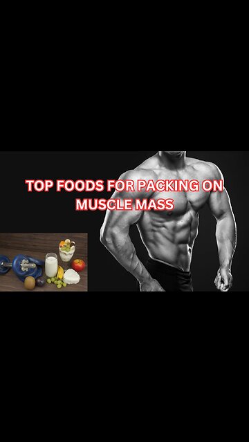 "Muscle-Building Fuel: Power-Packed Foods for Maximum Gains!" #fitness #health#musclemass#foods#gym