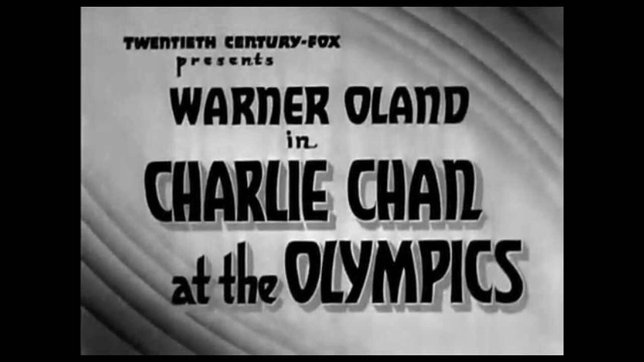 Charlie Chan at the Olympics (1937) starring Warner Oland