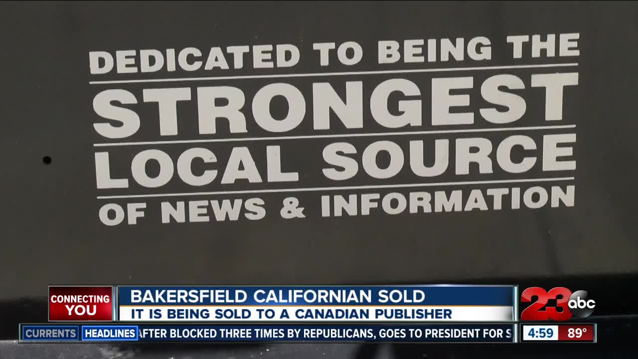 Bakersfield Californian Sold