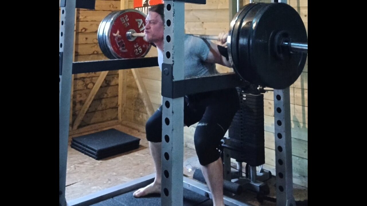 172.5 Kgs Pin Squat PR WHILE SICK!