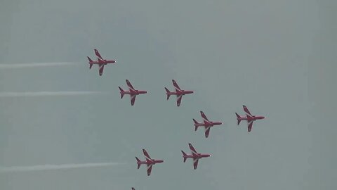 At Clacton On Sea Essex Air show Event display Part 5 24 08 2023 highlights video the end RED Arrows