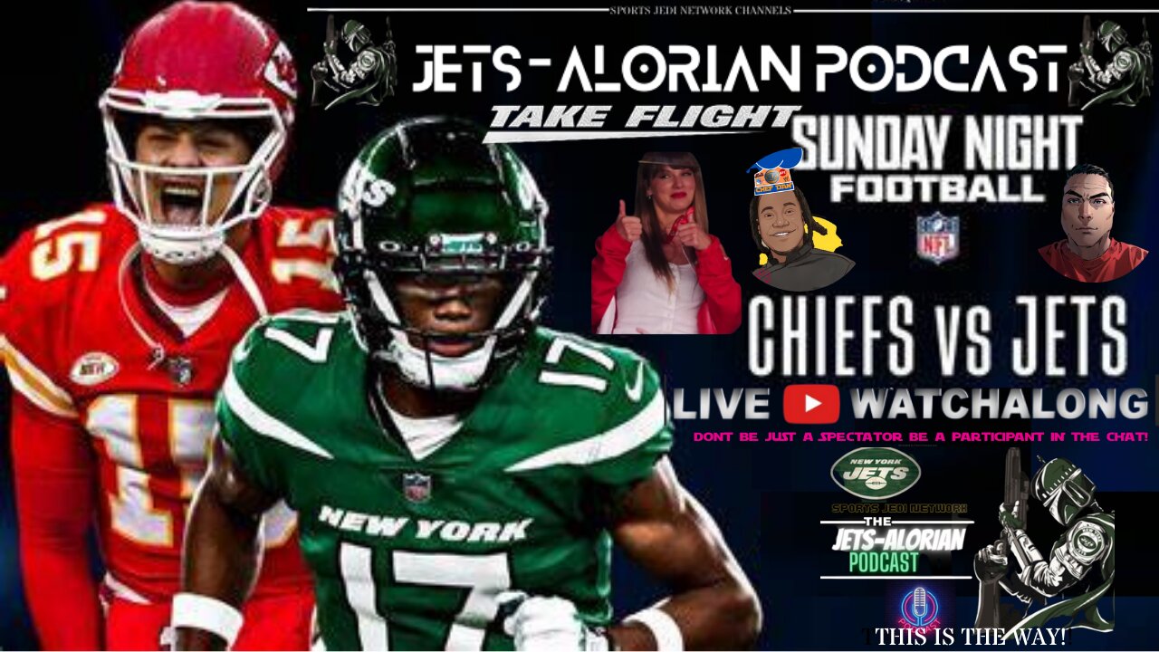 SUNDAY NIGHT FOOTBALL NY JETS VS KC CHEIF'S with The Swifties|WATCH ALONG LIVE REACTION