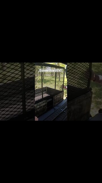 This UTV is convertible from 2 to 4 seats!