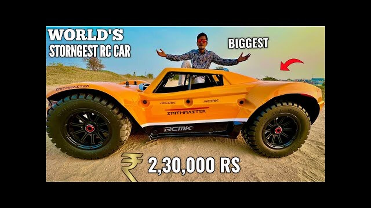 RC Smith Master SCR Maxx World Strongest Car Unboxing & Testing!