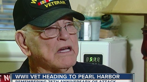 WWII Veteran Heading To Pearl Harbor