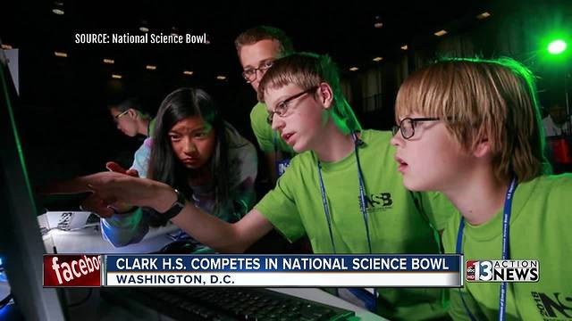 Clark High School students head to Washington D.C. for National Science Bowl Championship