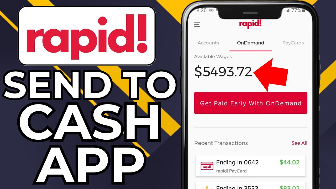 HOW TO TRANSFER MONEY FROM RAPID CARD TO CASH APP