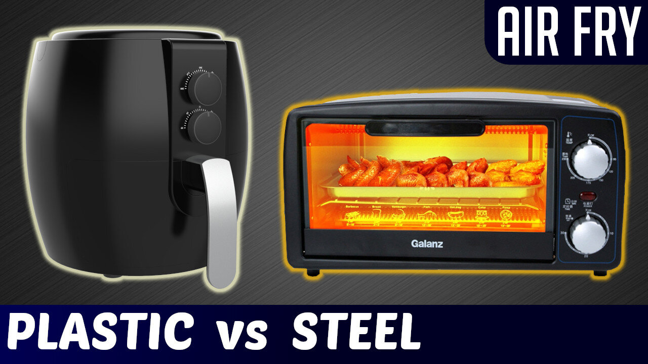 BEST AIR FRYER TYPES 💪 Plastic vs Steel (Basket vs Tray vs Rotisserie) ᴴᴾᴿ