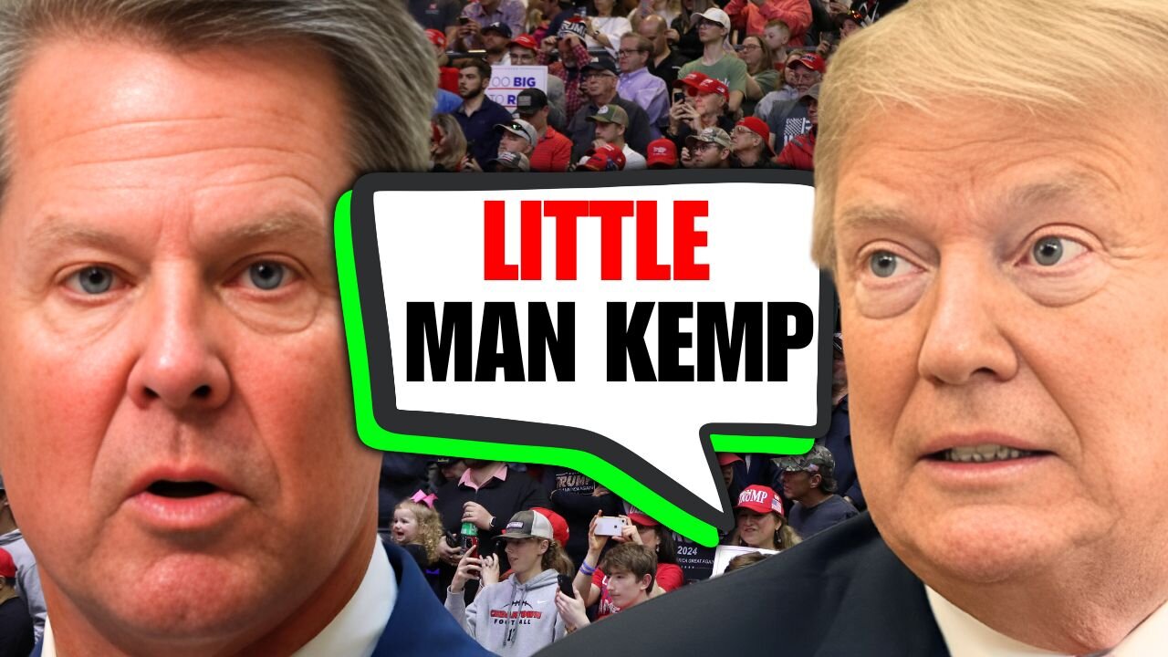 TRUMP ROASTS Brian Kemp in EPIC Rant! "He's a DISLOYAL Guy" ft. Ray Studios