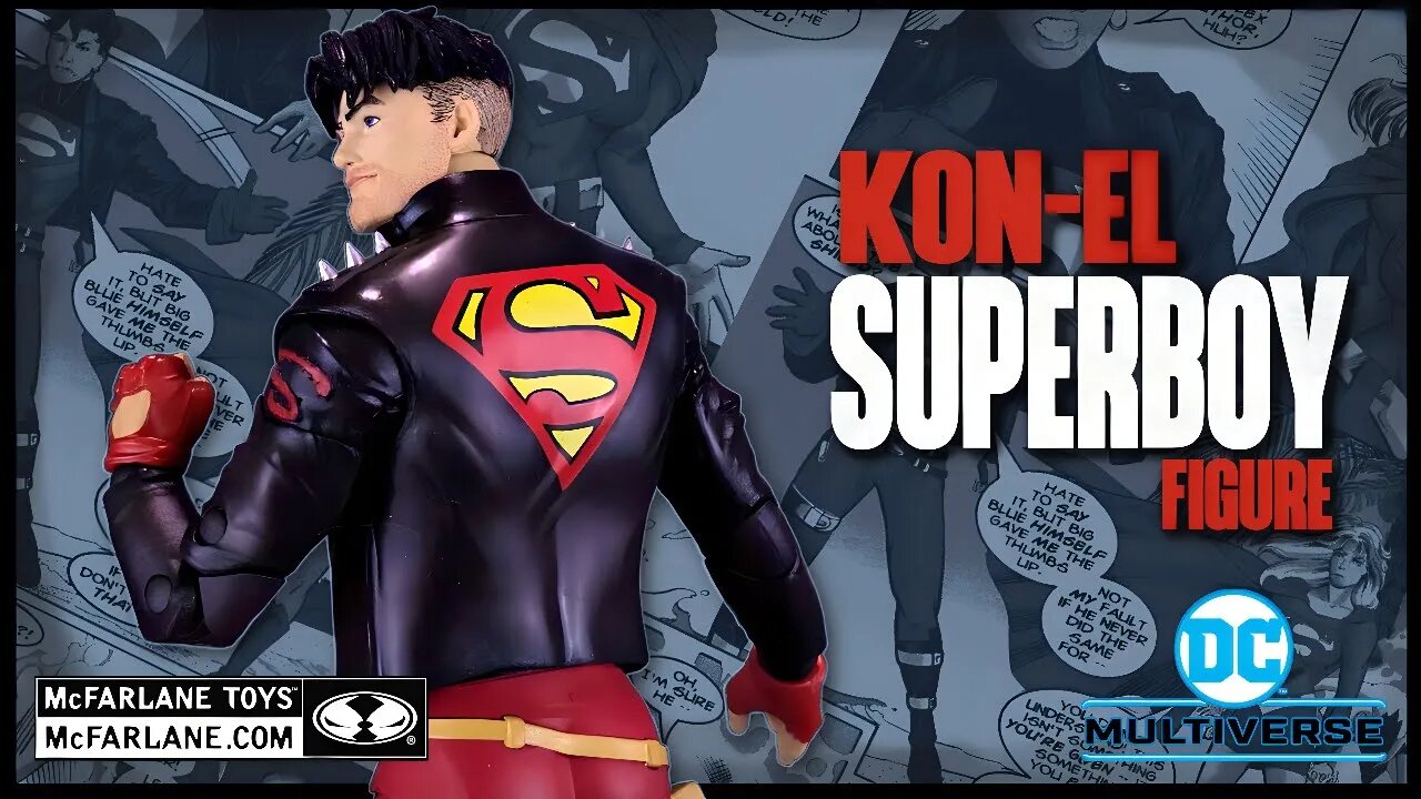 McFarlane Toys DC Multiverse Kon-El Superboy Figure @TheReviewSpot