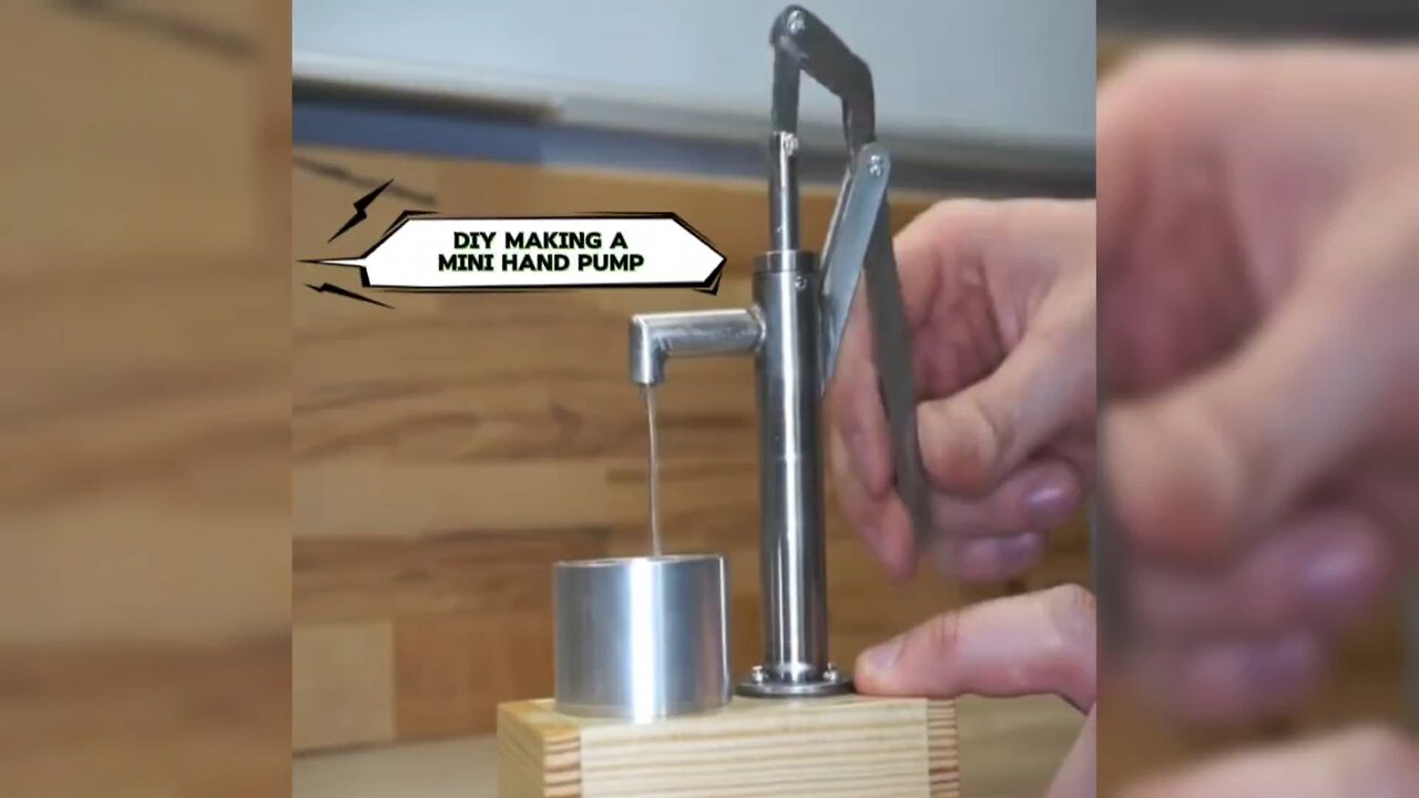 diy Making a Mini Hand Pump Handmade Projects Craft