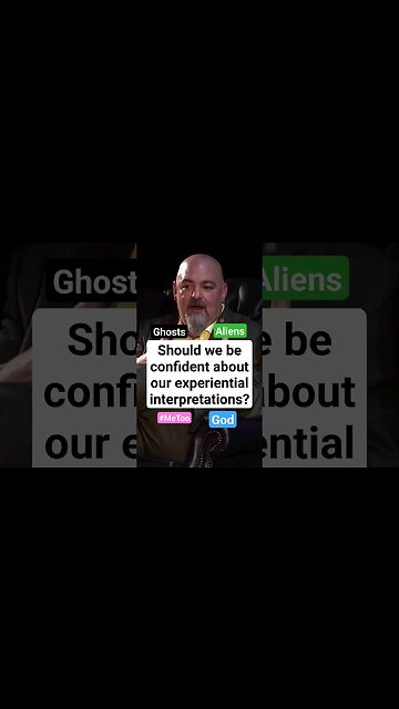 Interpreting your experiences #mattdillahunty #experience #God #aliens #ghosts #metoo #philosophy