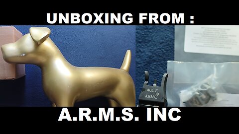 UNBOXING: A.R.M.S. Inc. #40L-F (Front flip up sights).