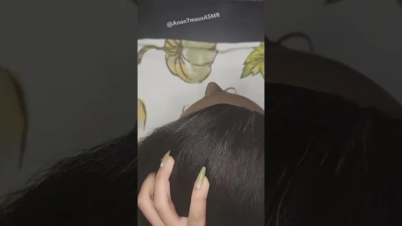 Slightly Aggressive Scalp Massage 💆🏽♀️~ ASMR No Talking #asmr #asmrsounds #relaxing #sleep
