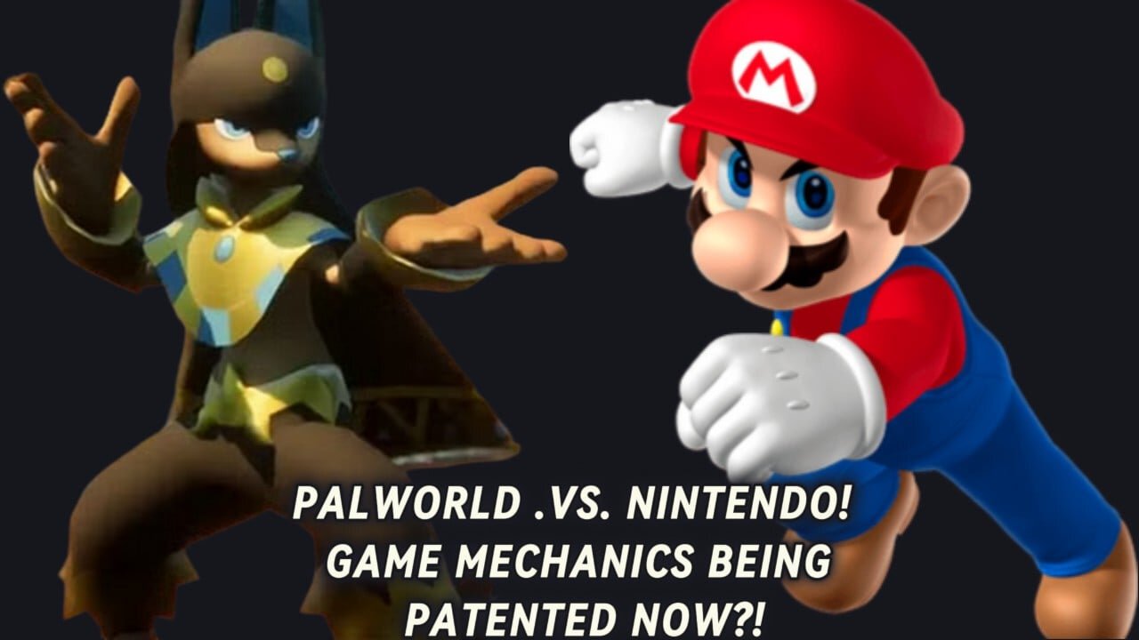 Palworld VS Nintendo shows us game mechanics are being patented now