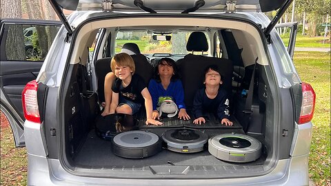 How well can Robot Vacuums clean a car??? Spoiler… one falls out! 😩