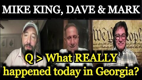 Q - What REALLY happened today in Georgia.