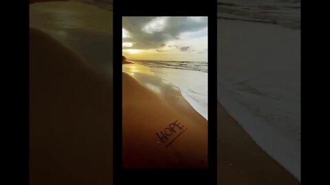 Hope on the Beach 🏝 #youtubeshorts