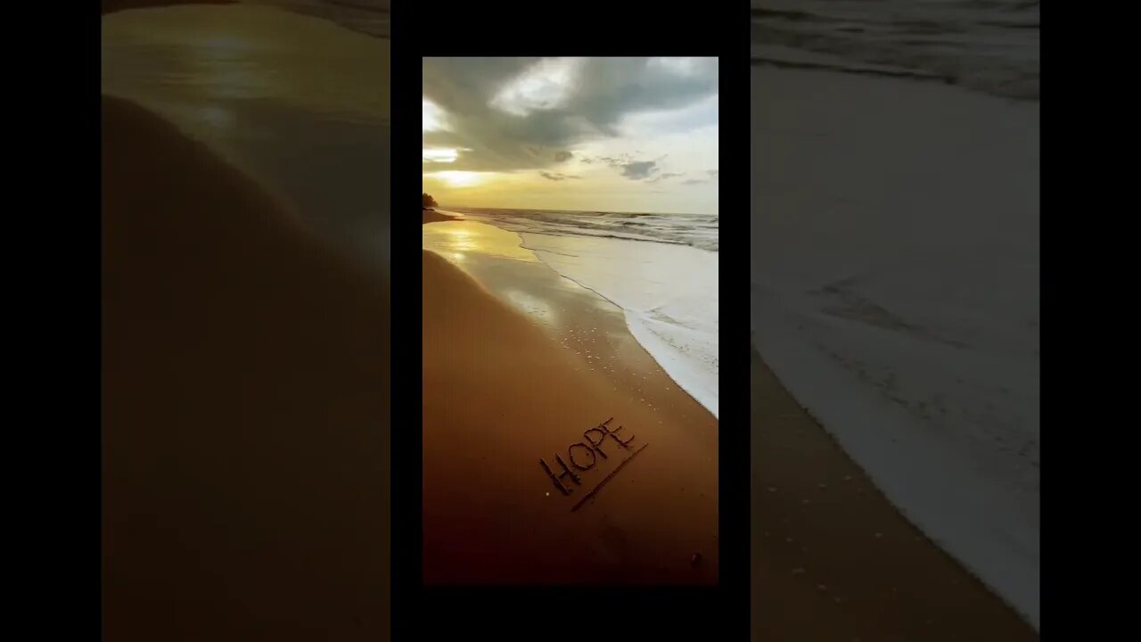 Hope on the Beach 🏝 #youtubeshorts