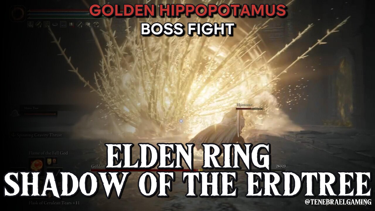 GOLDEN HIPPOPOTAMUS #eldenring #shadowoftheerdtree #BOSSFIGHT