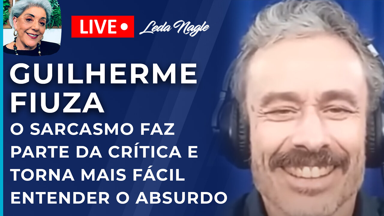 Guilherme Fiúza: o sarcasmo faz parte da crítica e torna mais fácil entender o absurdo