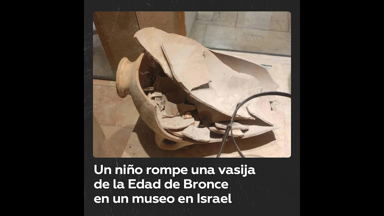 Un niño rompe accidentalmente una vasija de 3.500 años en un museo en Israel