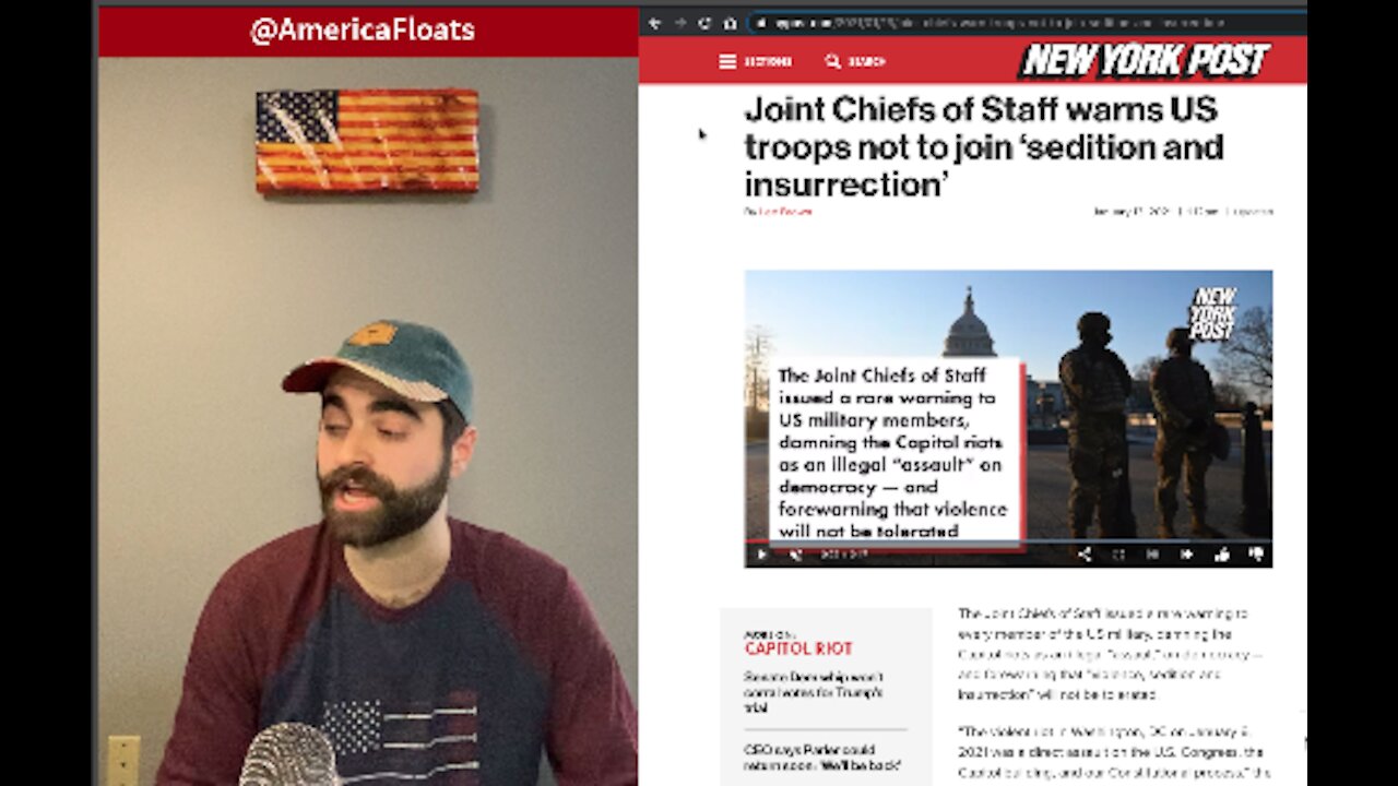 ALL TROOPS In DC To Be Vetted Against 'Supporting Trump' & Chain Of Command?