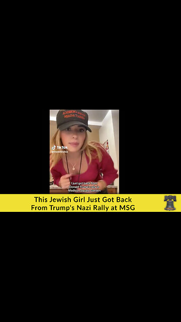 This Jewish Girl Just Got Back From Trump's Nazi Rally at MSG