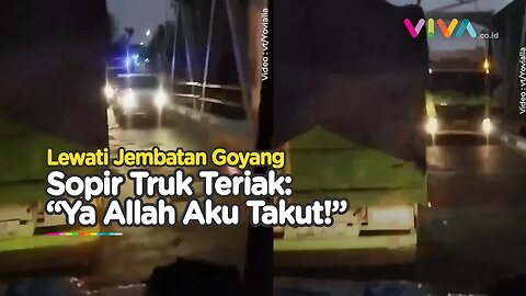Teriakan Sopir Truk Terjebak Kemacetan di Jembatan 'Pengantar Ajal'