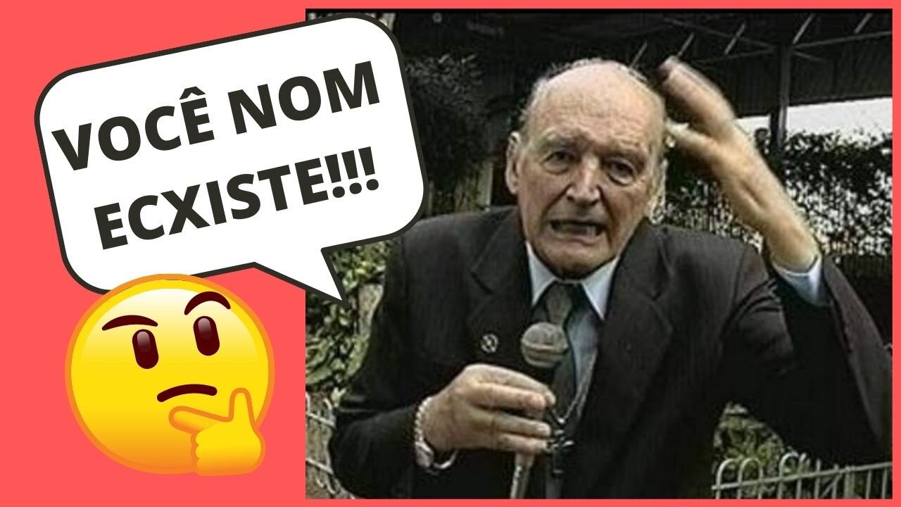 E SE VOCÊ DESCOBRIR QUE NÃO EXISTE?