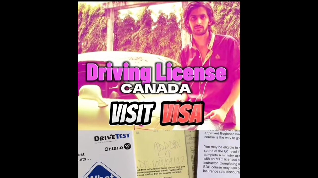 Uae & Canada driving licence