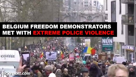 Police in Belgium assault free-press members