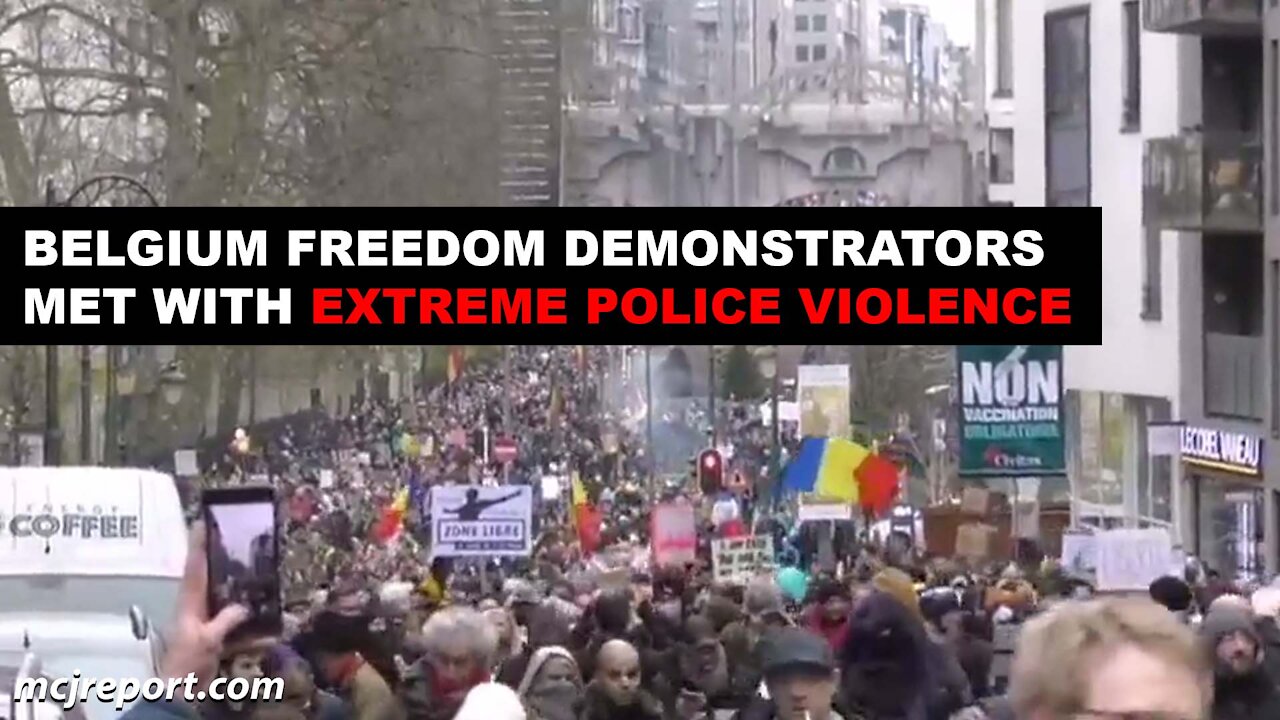 Police in Belgium assault free-press members
