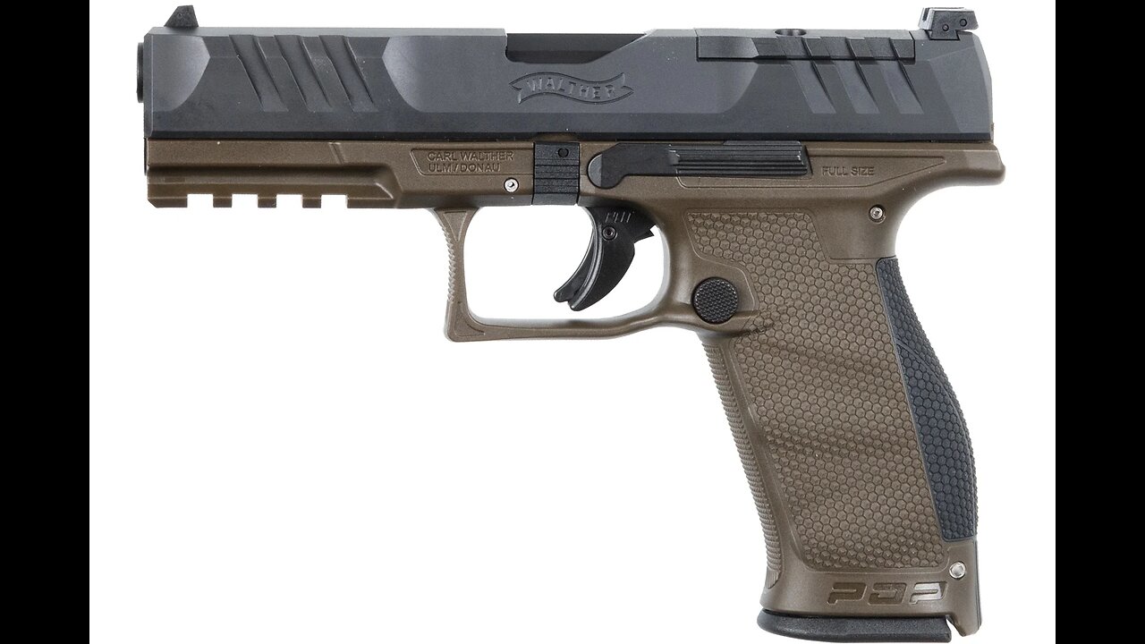 WALTHER PDP OPTICS READY FULL SIZE 9MM 18-RD SEMI-AUTO PISTOL