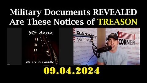 David Nino Rodriguez & SG Anon GeoPolitical Update Video - 09.04.2024