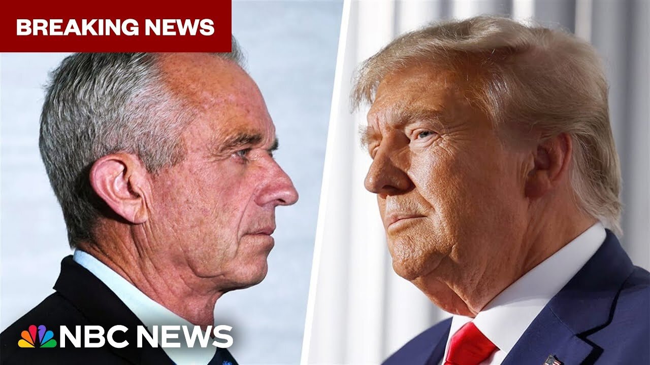 BREAKING: Robert F. Kennedy Jr. to leave presidential race, endorse Trump