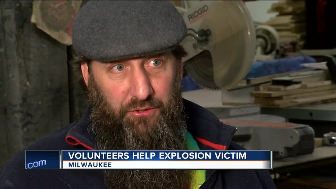 Volunteers make Milwaukee explosion victim's workshop wheelchair accessible