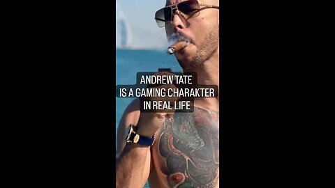 Andrew Tate is a video game character