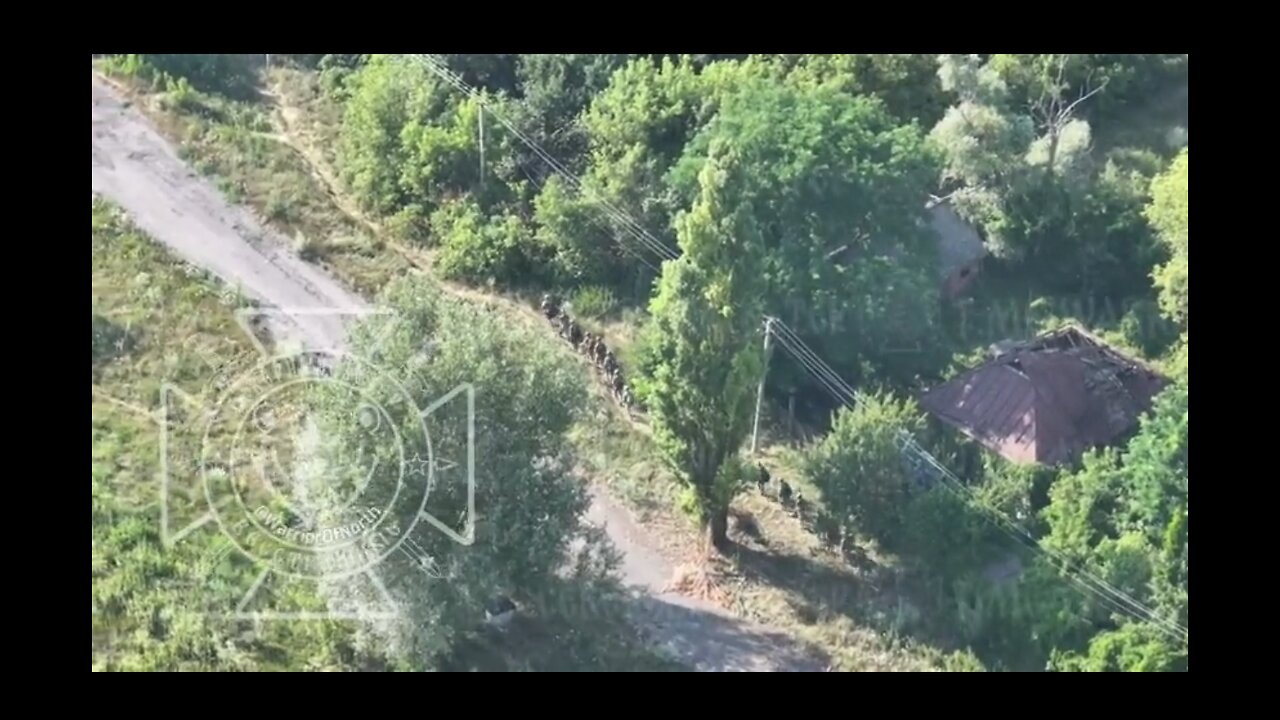 Russian artillery strikes on Ukrainian infantry