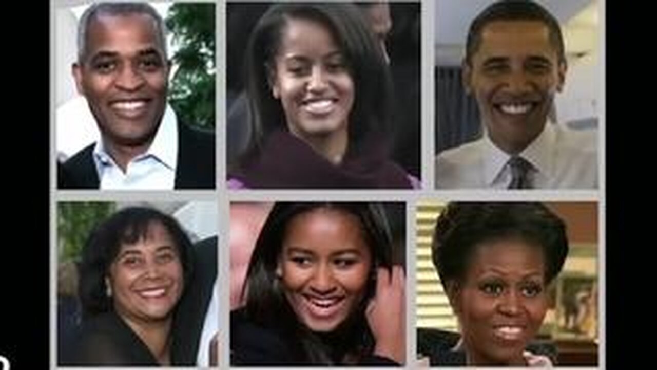 Obamas fake family and the French presidents wife is a man