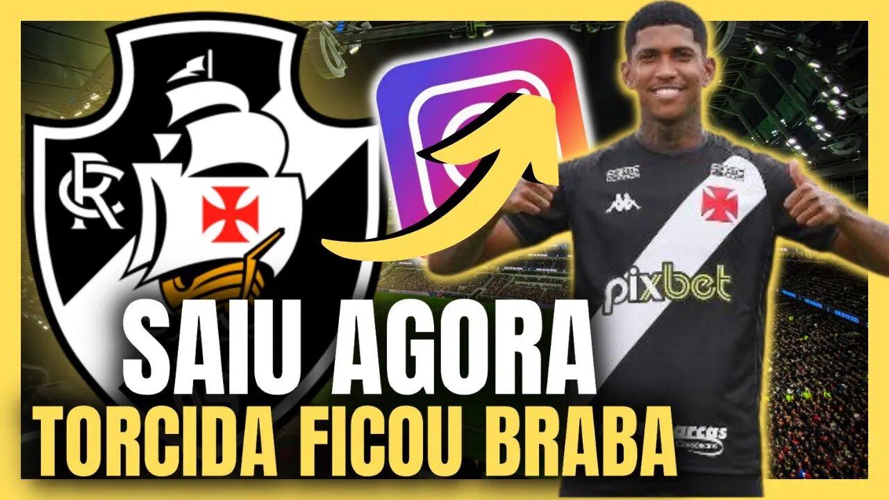 SAIU AGORA! TORCIDA EXIGE SOLUÇÃO IMEDIATA! NOTICIAS DO VASCO