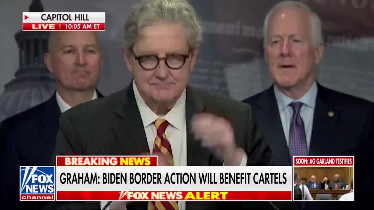 Sen. Kennedy: Biden Wants to Take Action on the Border Because He Is ‘Polling Right Up There with Fungal Infections’