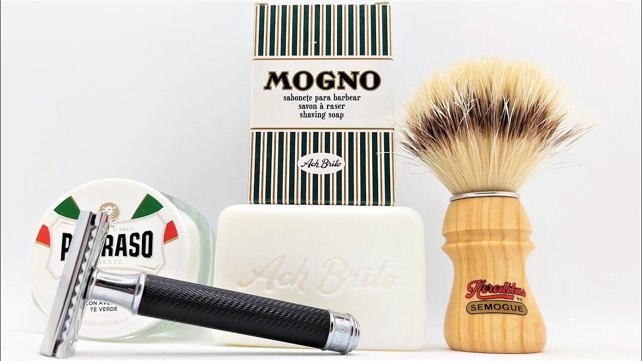 Mogno by Ach Brito first try, La Roche Posay post shave, Mühle R89 with Kai blade.