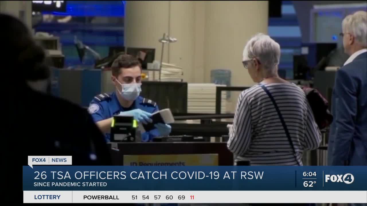 TSA Officers at risk for covid