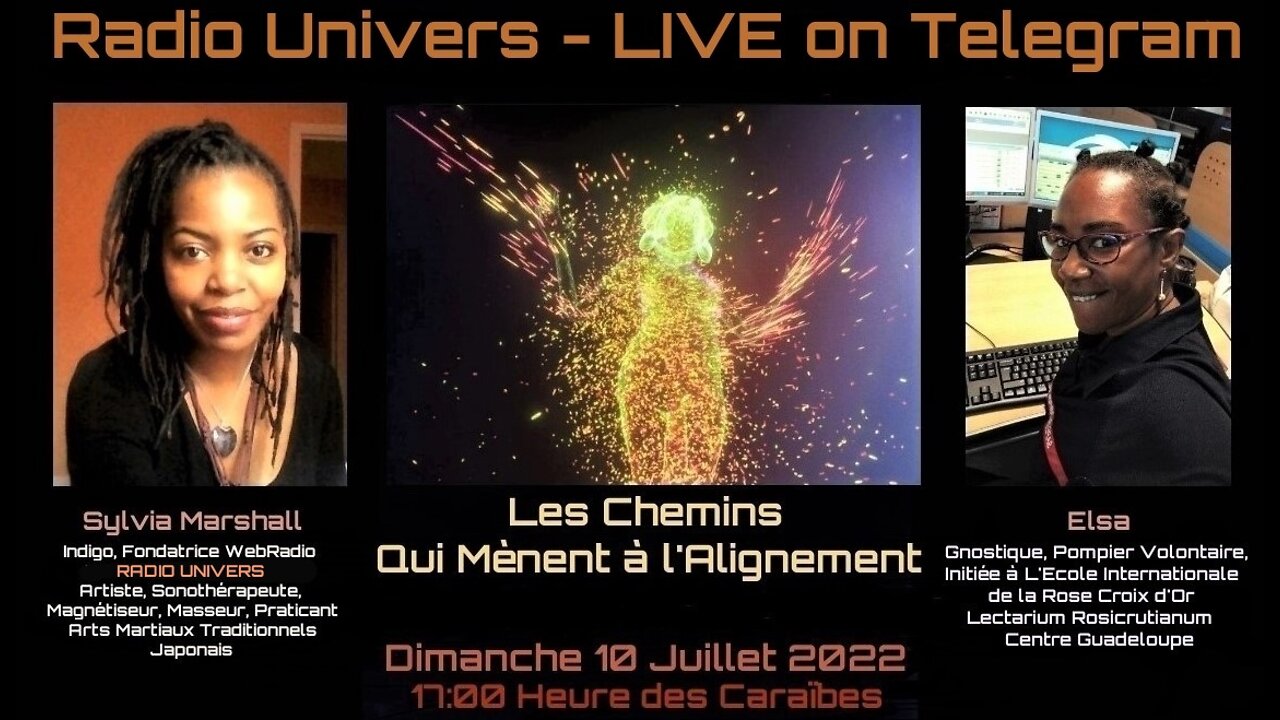 Radio Univers - LIVE - Les Chemins Qui Mènent à l'Alignement - Sylvia Marshall reçoit Elsa