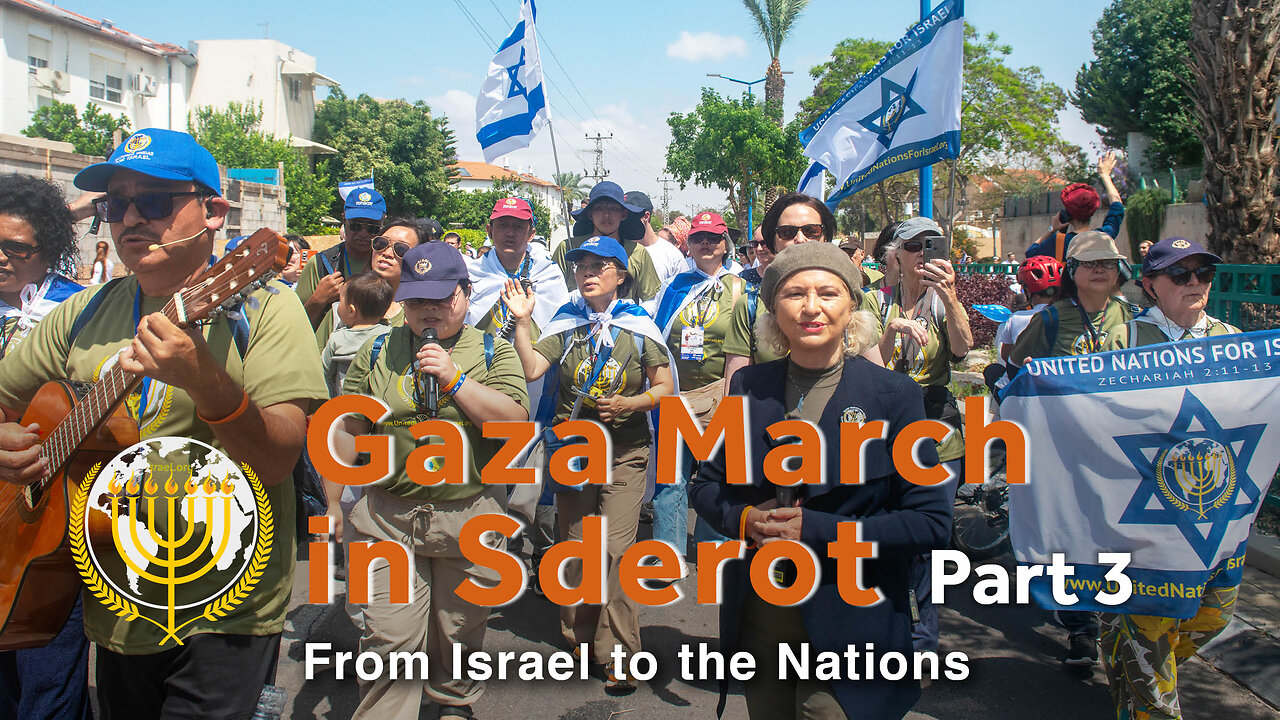 Gaza March in Sderot Part 3 | Dr. Dominiquae Bierman